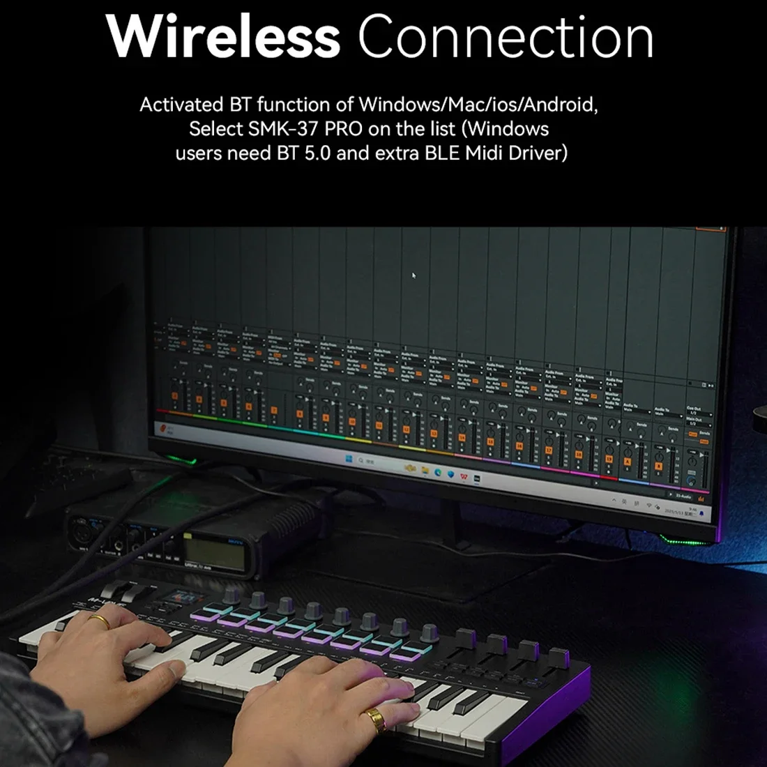 M-VAVE SMK-37 PRO 37-Key Porta - Midi Controller Pad recension och pris