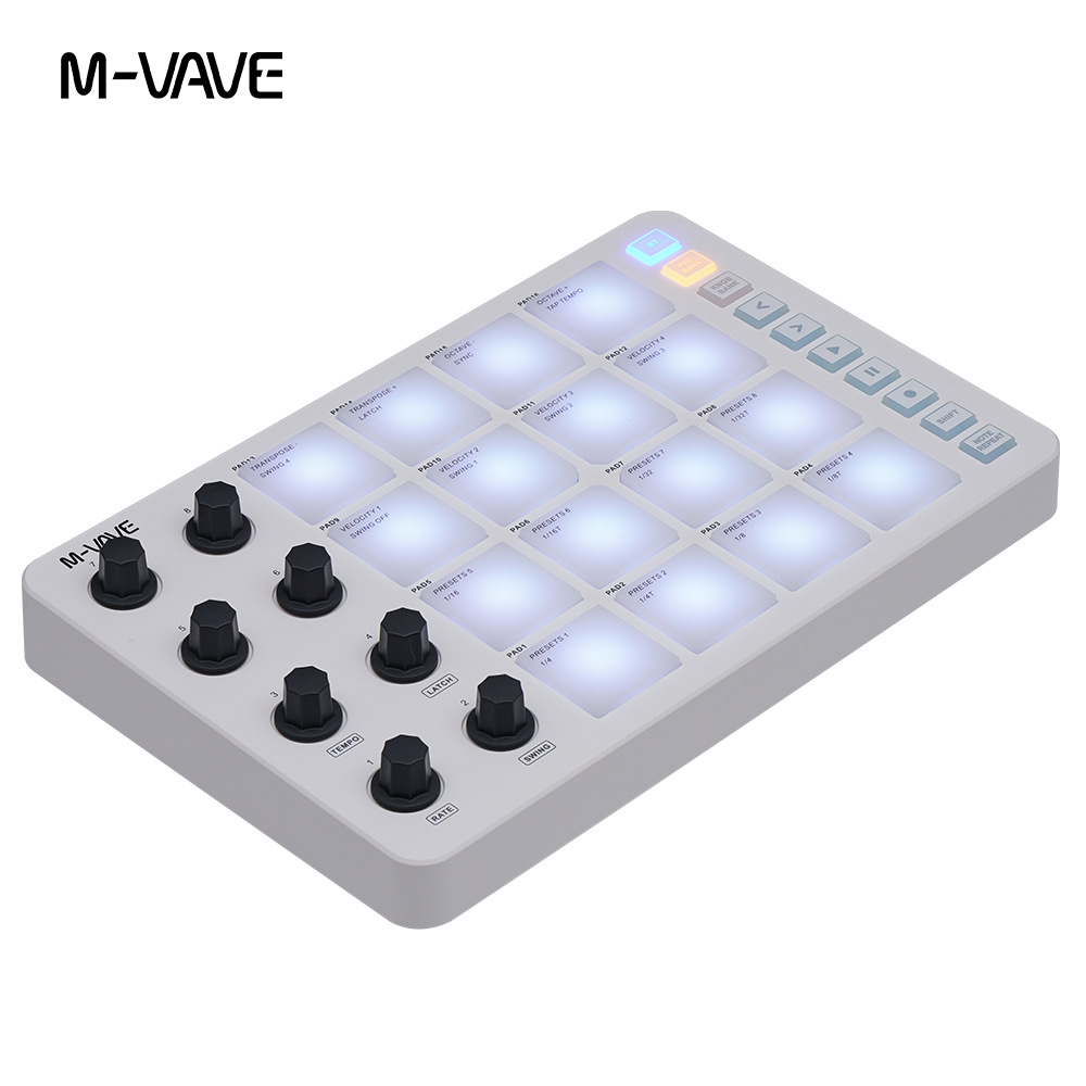 M-Vave Smc-Pad Wireless Midi P - Midi Controller Pad recension och pris