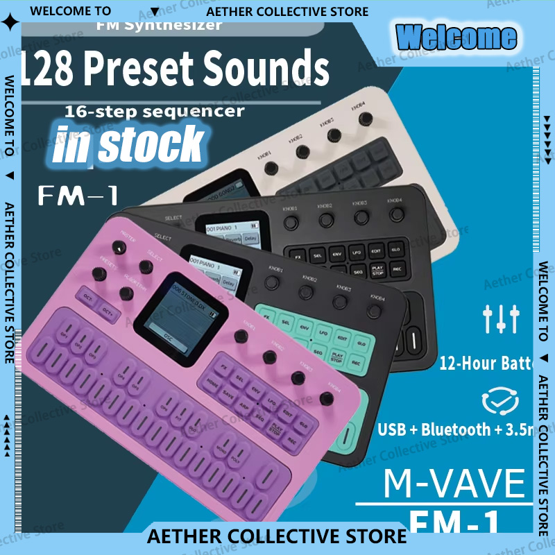 M-Vave Fm-1 Pocket FM Synthesi - Midi Controller Pad recension och pris