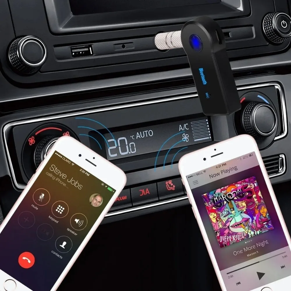 Bluetooth4.2 AUX Audio Stereo  - Audio Without Music recension och pris