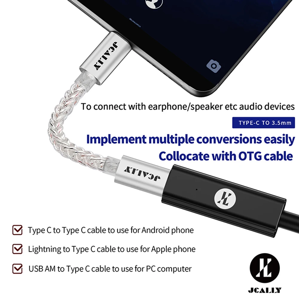 JCALLY AP7 Portable DAC Amplif - Headphone Amplifier Dac recension och pris