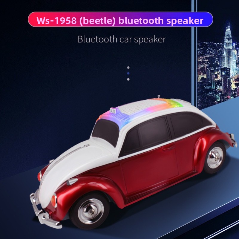 Beetle Car Model Bluetooth Spe - Audio Music Spotify recension och pris