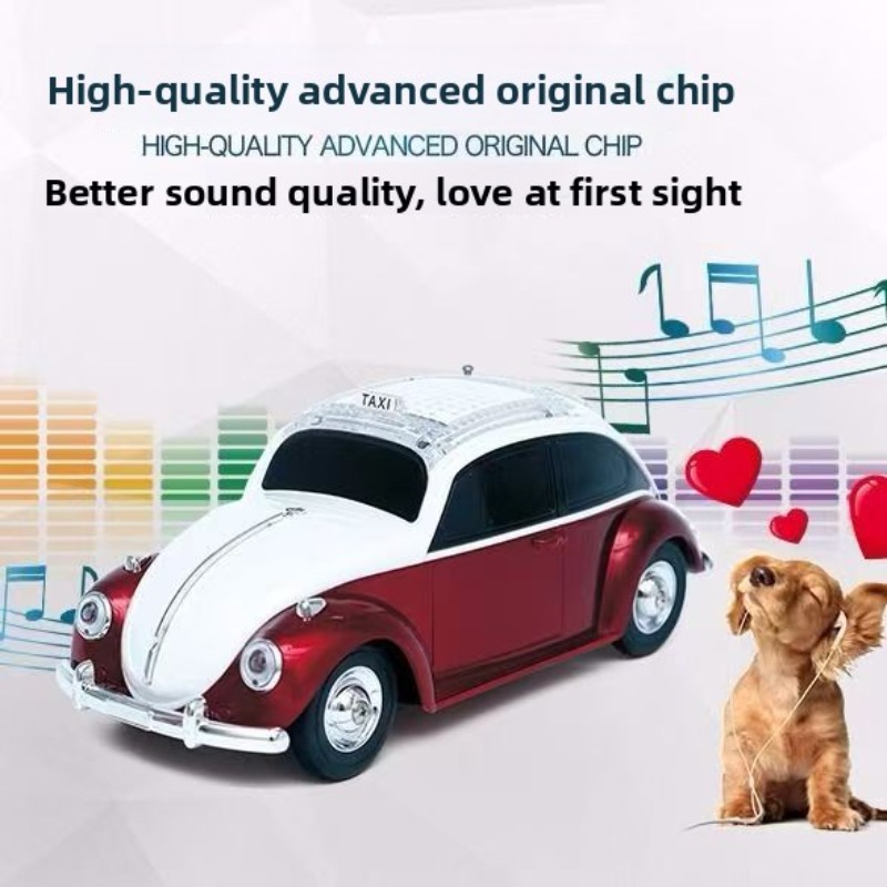 Beetle Car Model Bluetooth Spe - Audio Music Spotify recension och pris