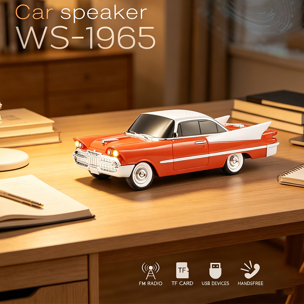 Retro Classic Car Model Blueto - Audio Music Spotify recension och pris